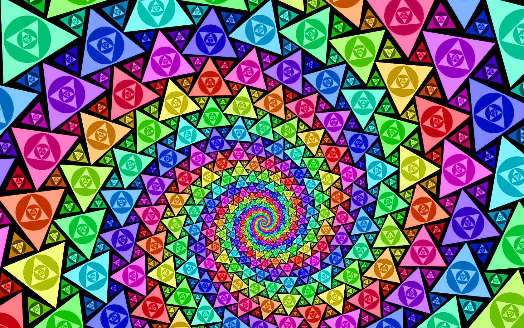 Kaleidoscope Colorful HD Wallpaper