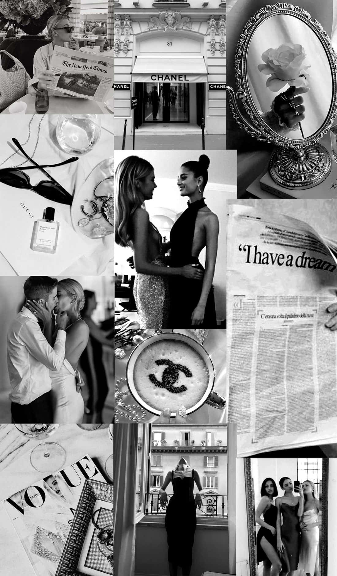Cool Black And White Aesthetic Wallpaper