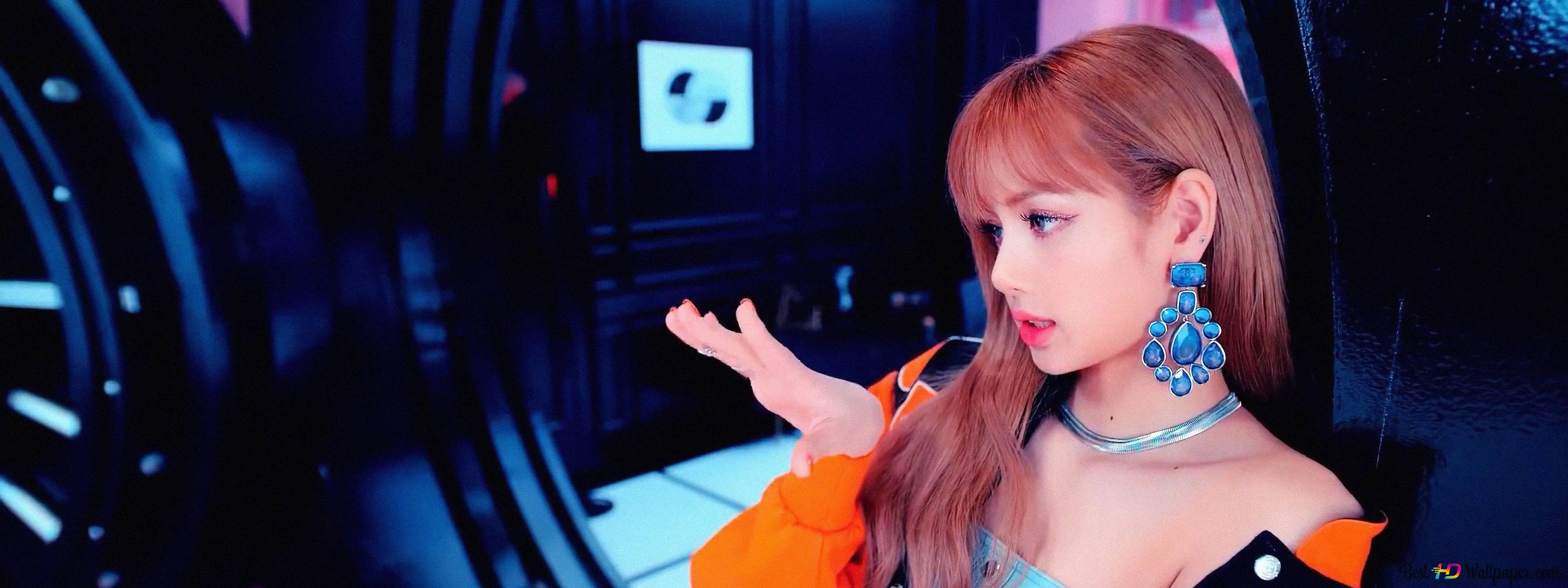 Lalisa Manoban Colorful Pose 4k Wallpaper