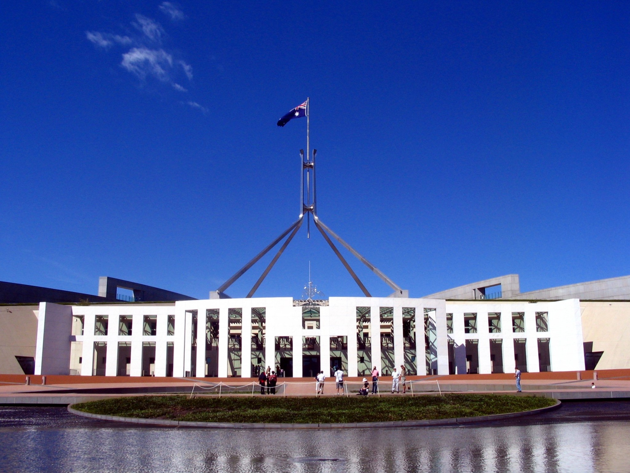 Canberra Parlament House HD Wallpaper Background Image