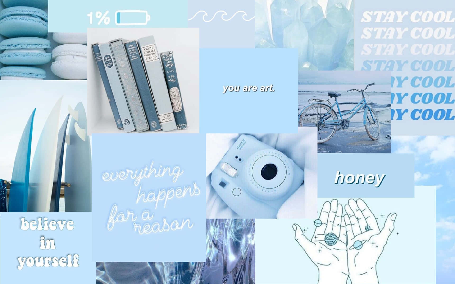 Light Blue Aesthetic Wallpaper