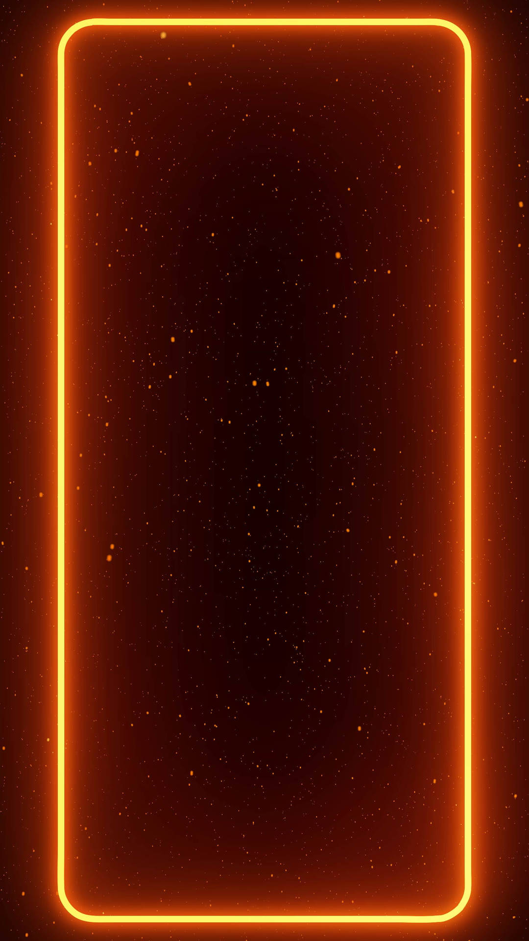 Neon Orange Aesthetic Wallpaper