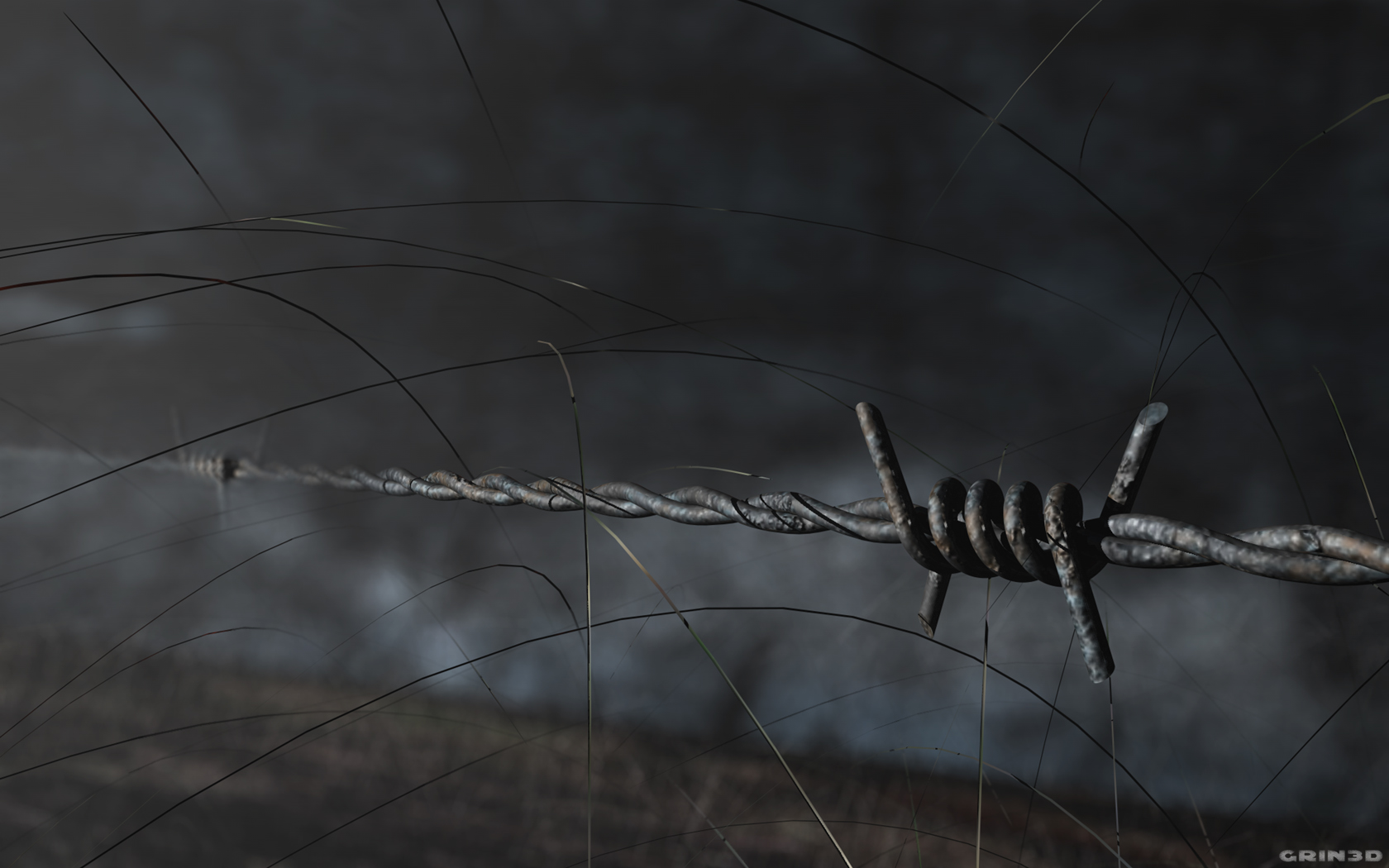 Barb Wire HD Wallpaper Background