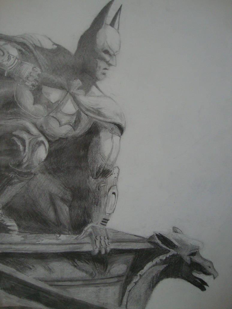 Batman Arkham City Drawing Wallpaper By Mooseass
