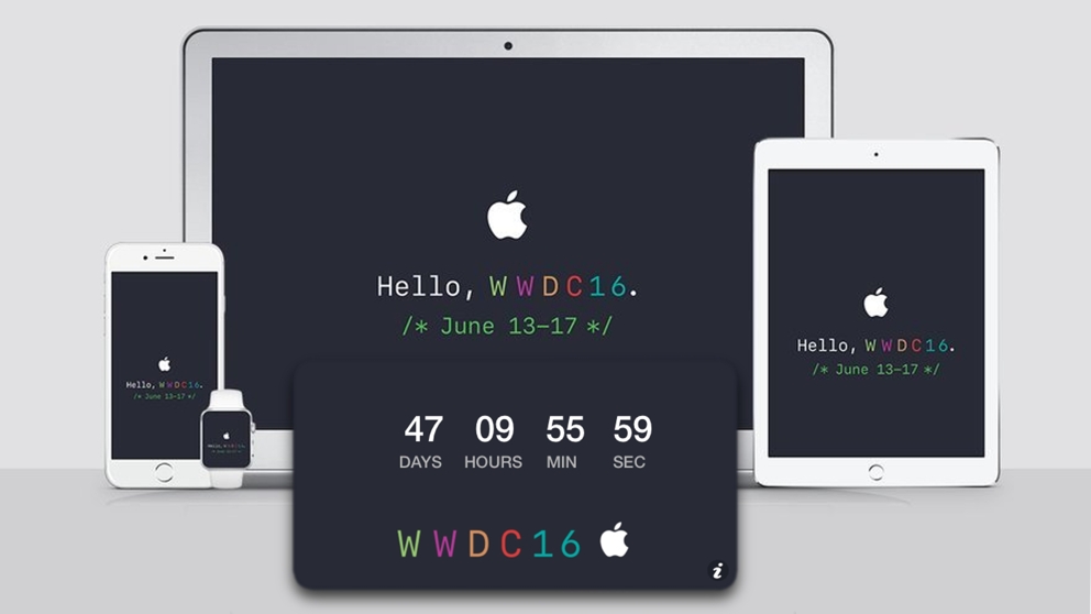 Wwdc Wallpaper iPhone iPad Mac Und Countdown Widget