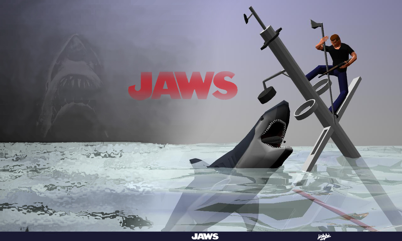 Jaws 3D Wallpaper by davislim on