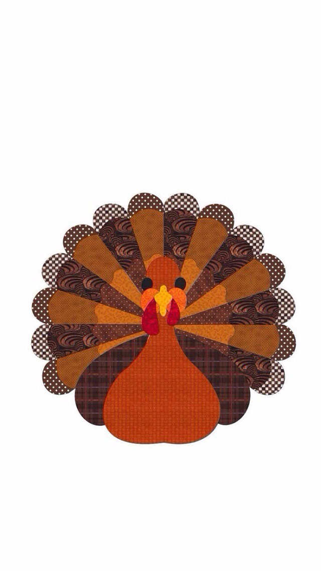Thanksgiving Turkey Art Wallpaper iPhone