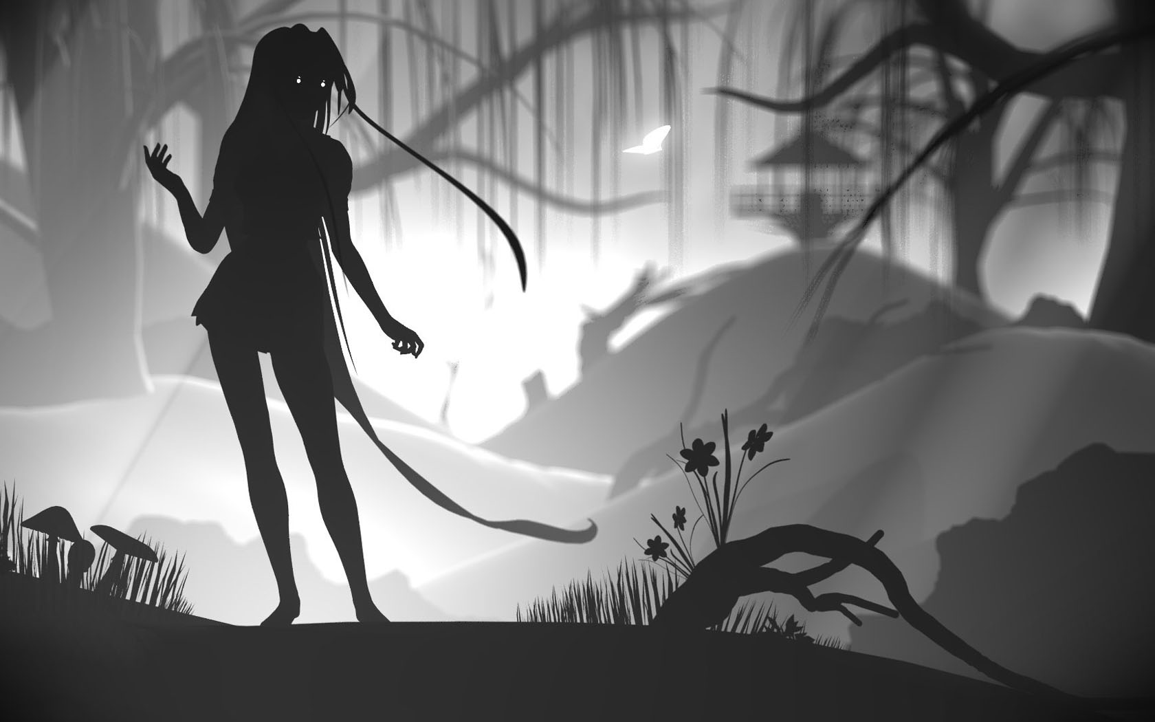 Black And White Cartoon Wallpaper Group