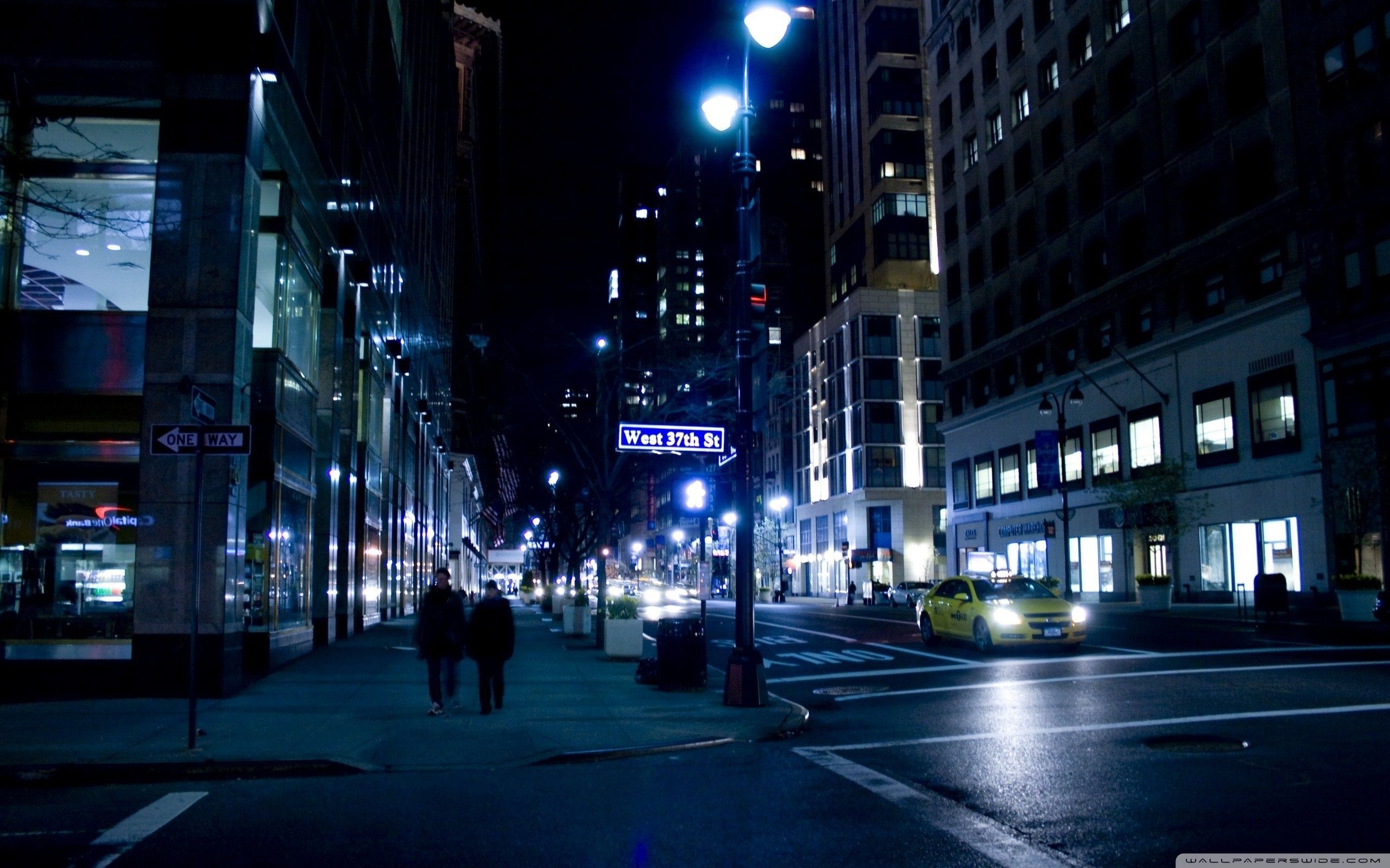 Most Popular Night City Street Wallpaper Full HD 1080p For Pc