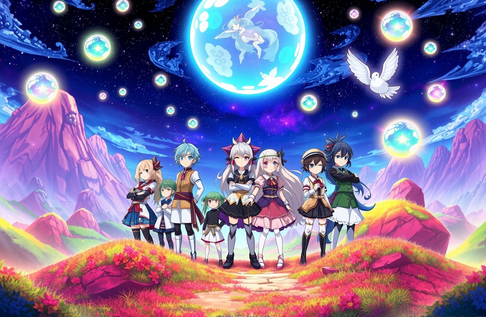 All Anime Characters HD Wallpaper