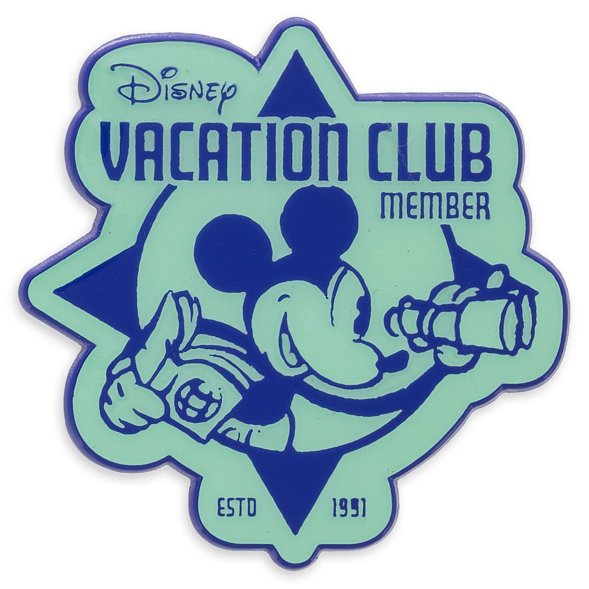 Mickey Mouse With Disney Vacation Club Logo Pin
