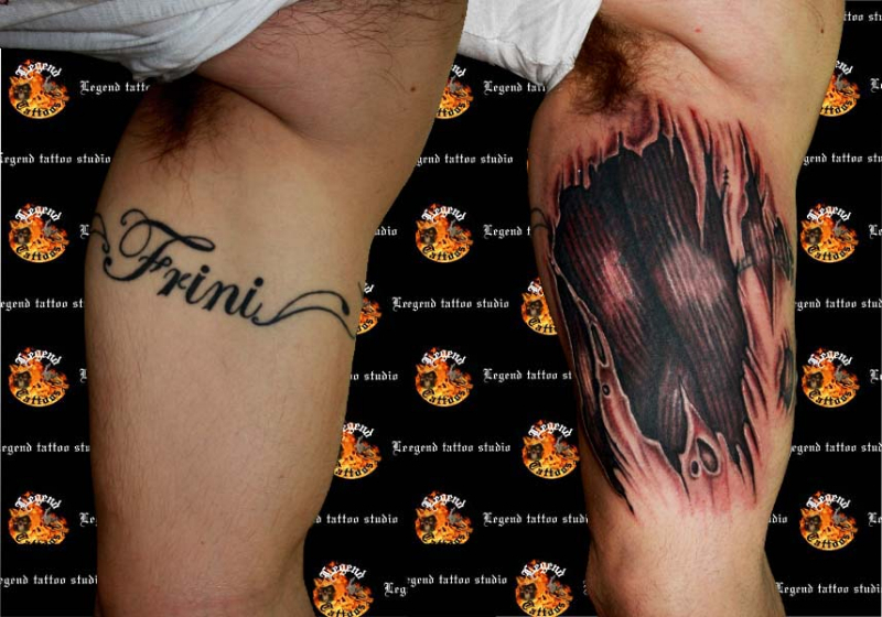 Letters Cover Up Tattoo Legendtattoo Grtorn Skin Tattoo3d