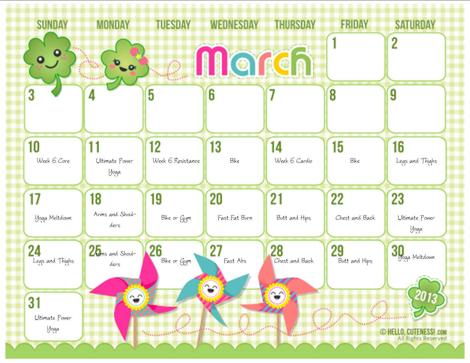 March Calendar Printable Is Listed