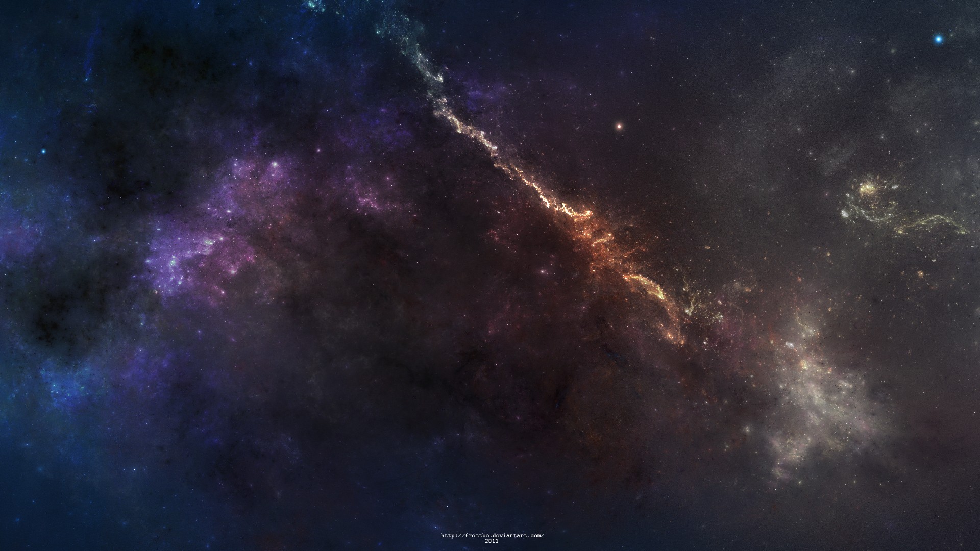 Outer Space Nebulae Deviantart HD Wallpaper