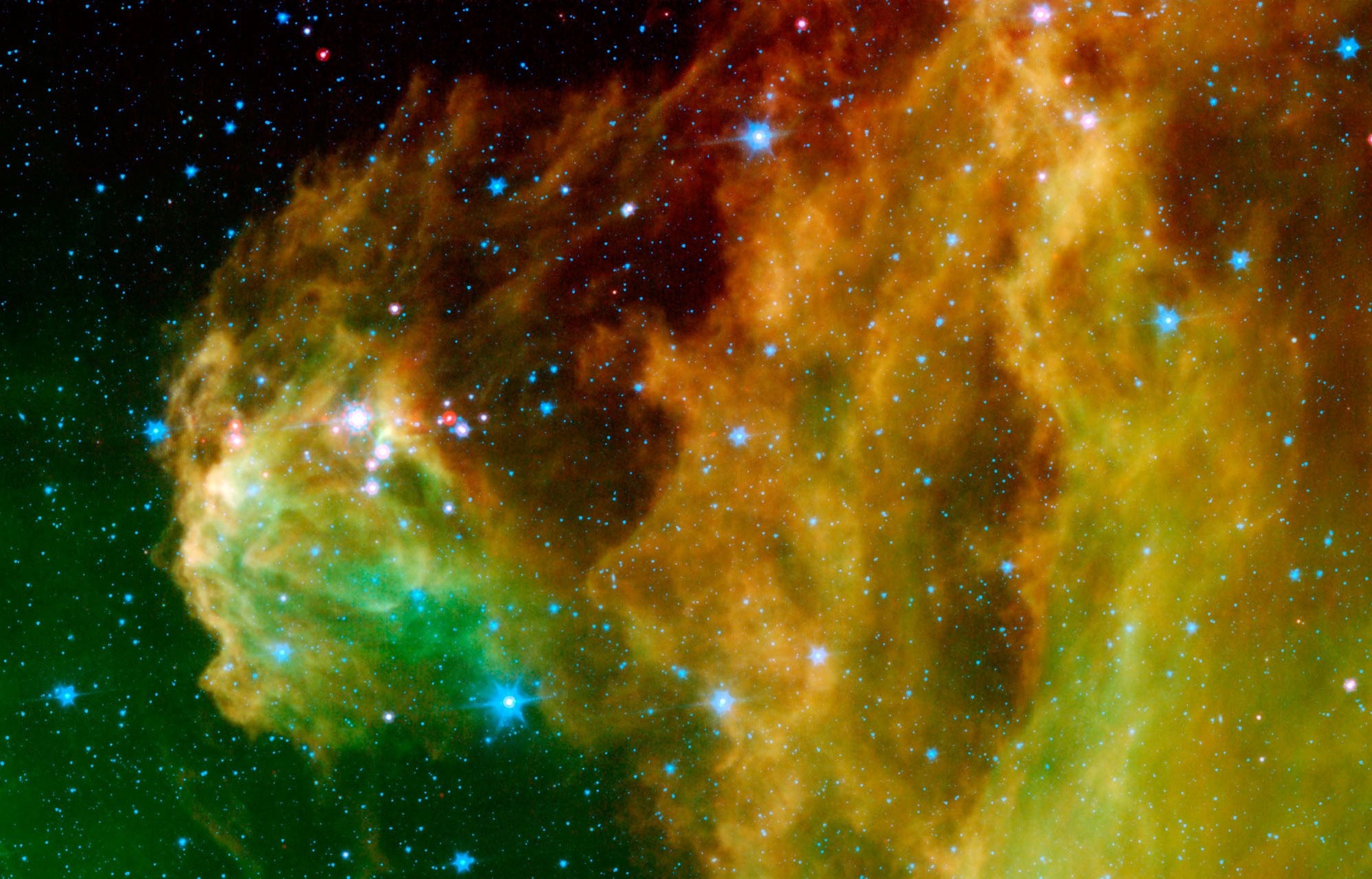 Wallpaper Nebulosa Galaxia Colourful Samsung Espacio