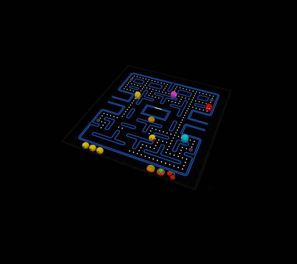 Pacman Fever 3d Wallpaper In HD For Portable By Pixeloz On