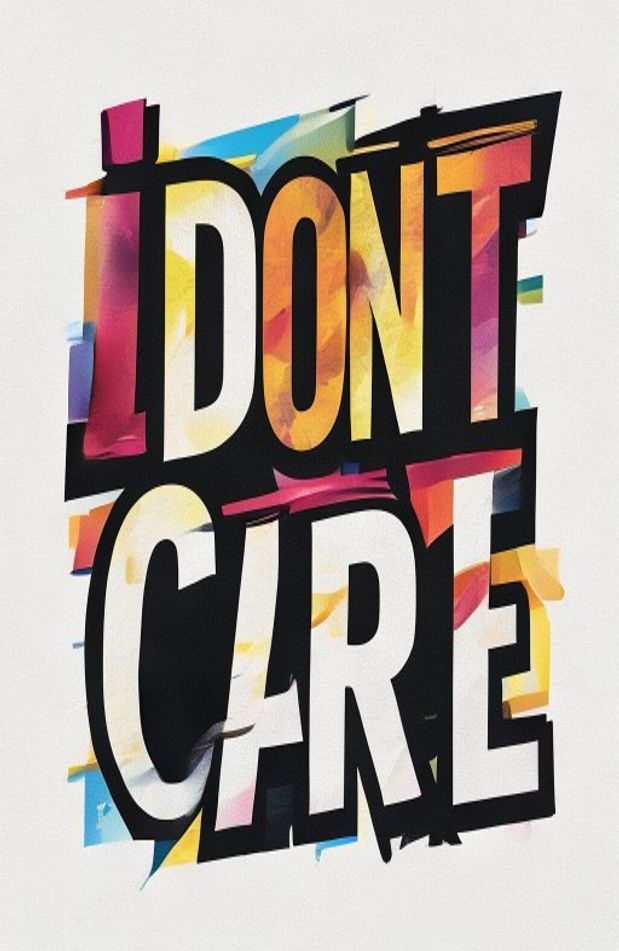 I Dont Care Wallpaper