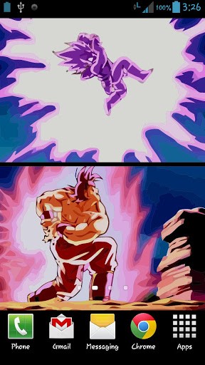 Captura De Pantalla Goku Vegeta Vs Live Wallpaper Para Android