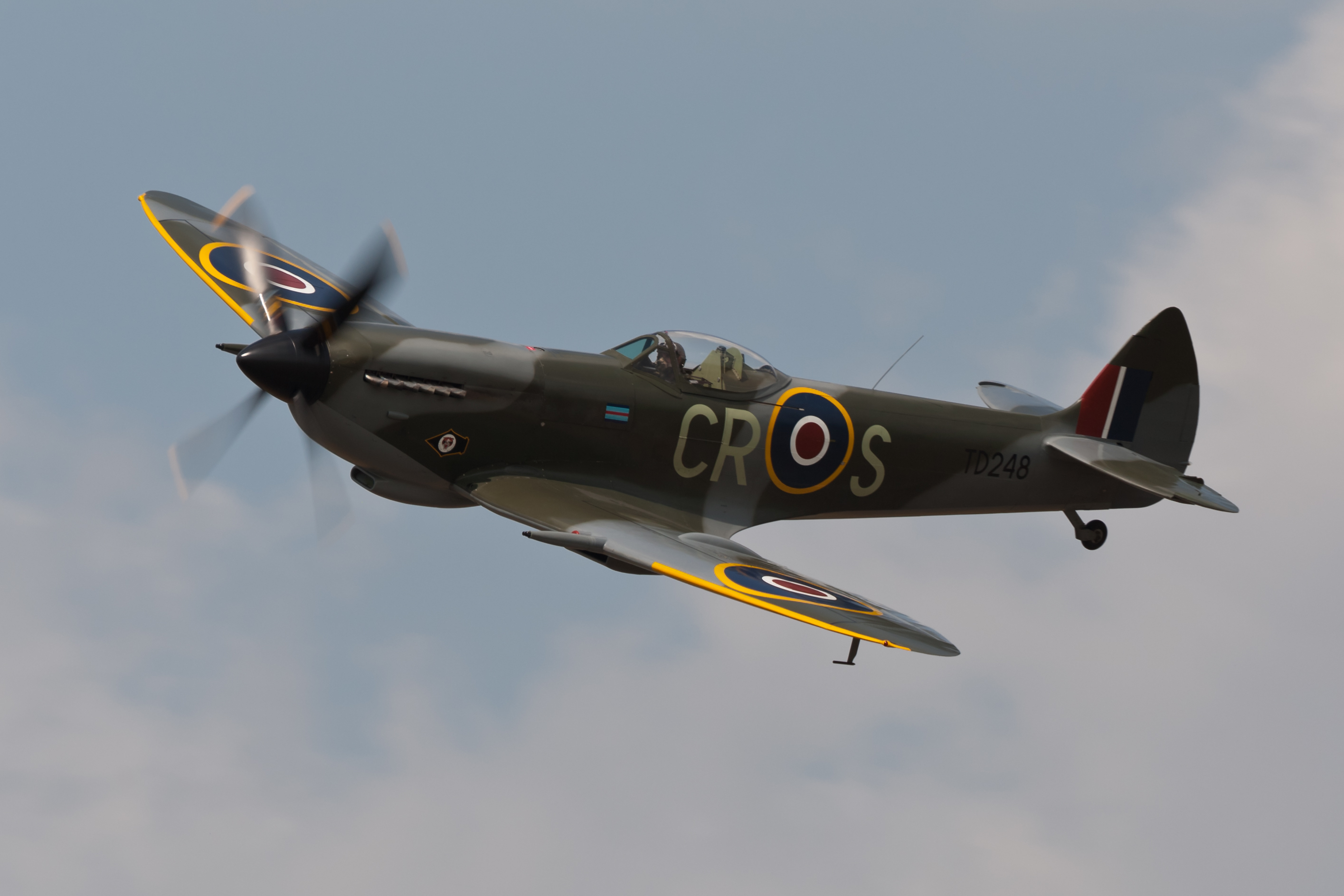 Plane Supermarine Spitfire Mk Xvie Wallpaper English Fighter Ww2