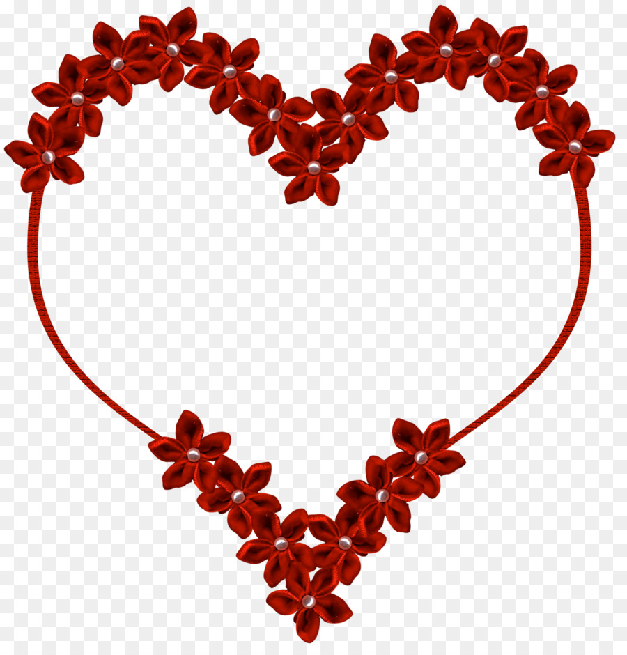 Love Background Heart Clipart Necklace Transparent