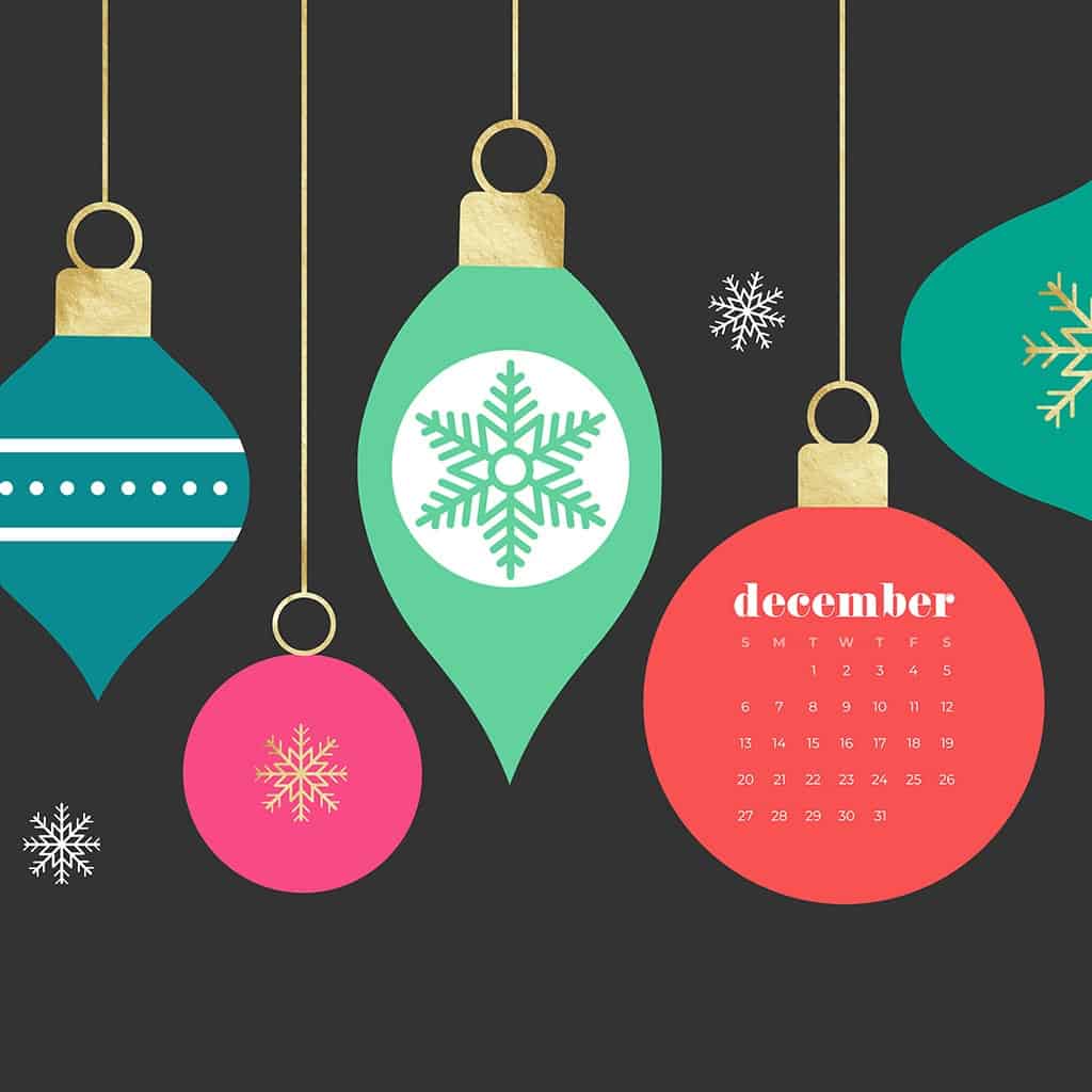 December Calendar Wallpaper Designs To Choose From