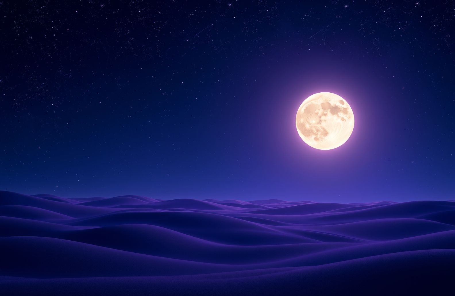 Stars And Moon Wallpaper