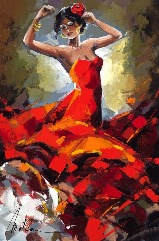 The Story Behind Anatoly Metlan S Flamenco Dancers Dancer