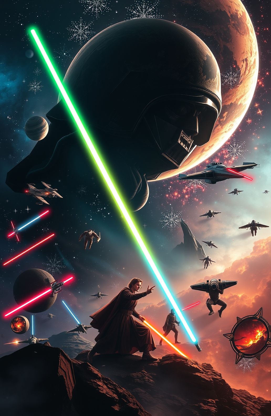 Dual Screen Wallpaper Star Wars