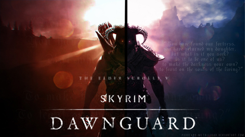 skyrim dawnguard wallpaper