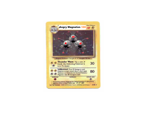 Pokemon Trading Cards Image Angry Magon HD Wallpaper