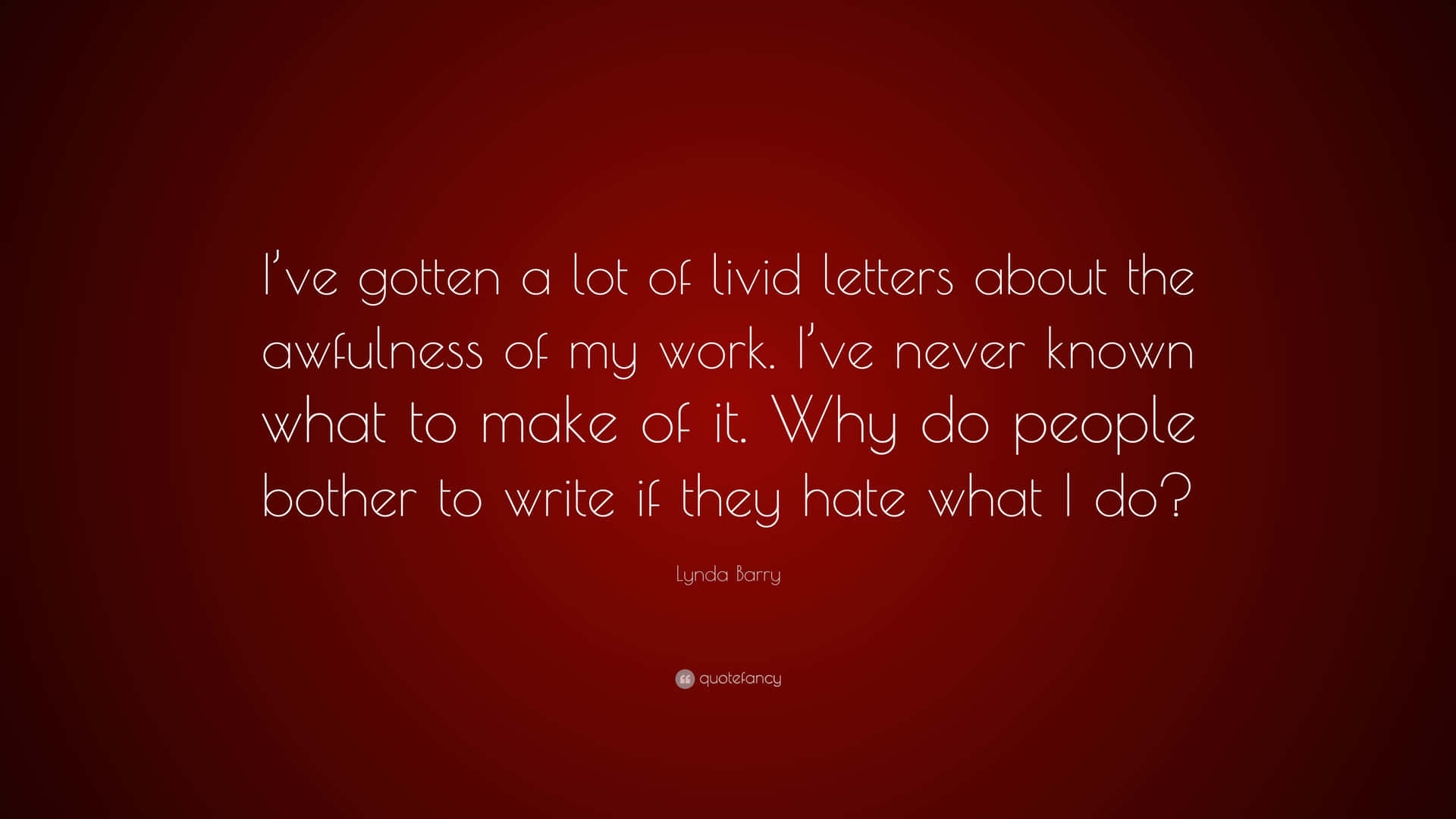 Livid Letters Quote Wallpaper