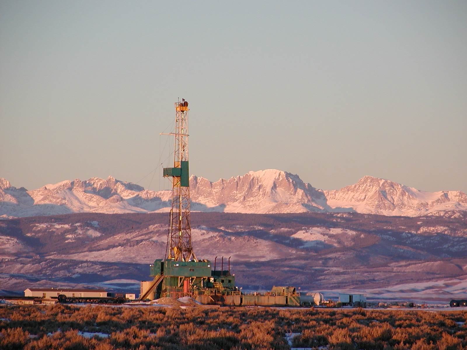 Drilling Rig On The Pinedale Anticline Linda Baker