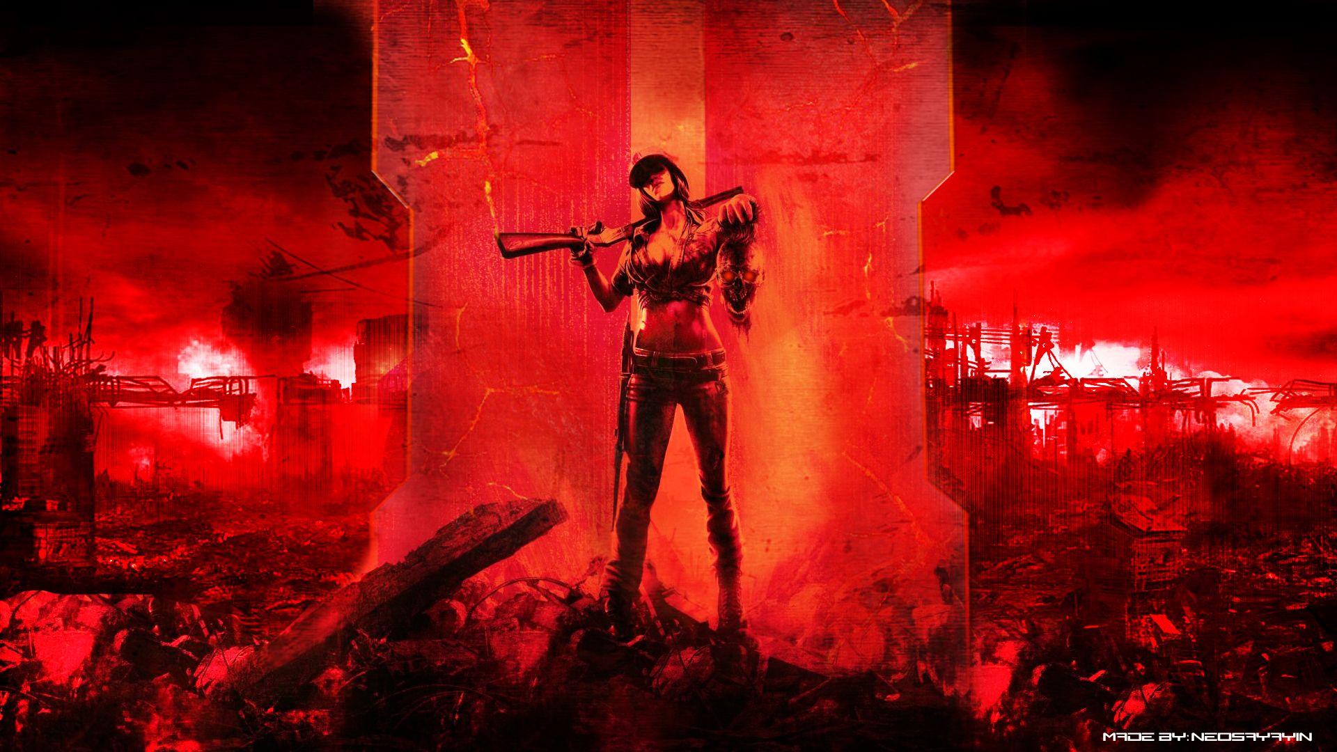 Cod Bo2 Zombies Wallpaper Top Background