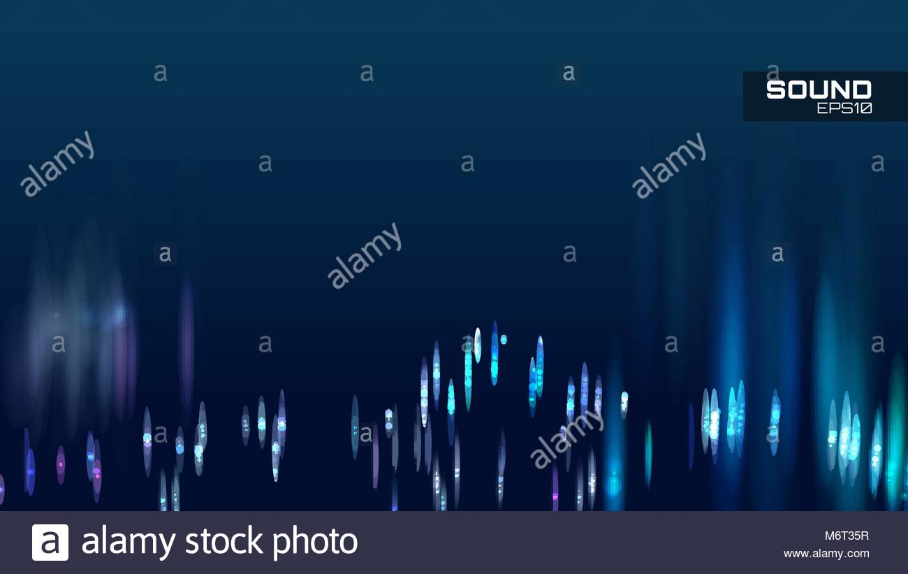 Abstract Sound Wave Vector Background Tune Spectrum Soundwave