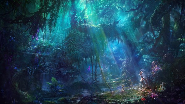 Wallpaper Fantasy Forest HD Desktop