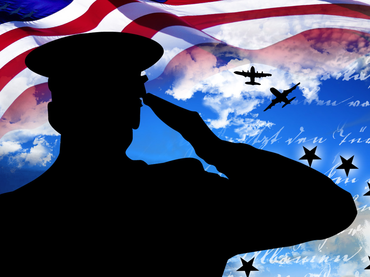 Beautiful Veterans Day Wallpaper Made From A Coloage Of Photograph
