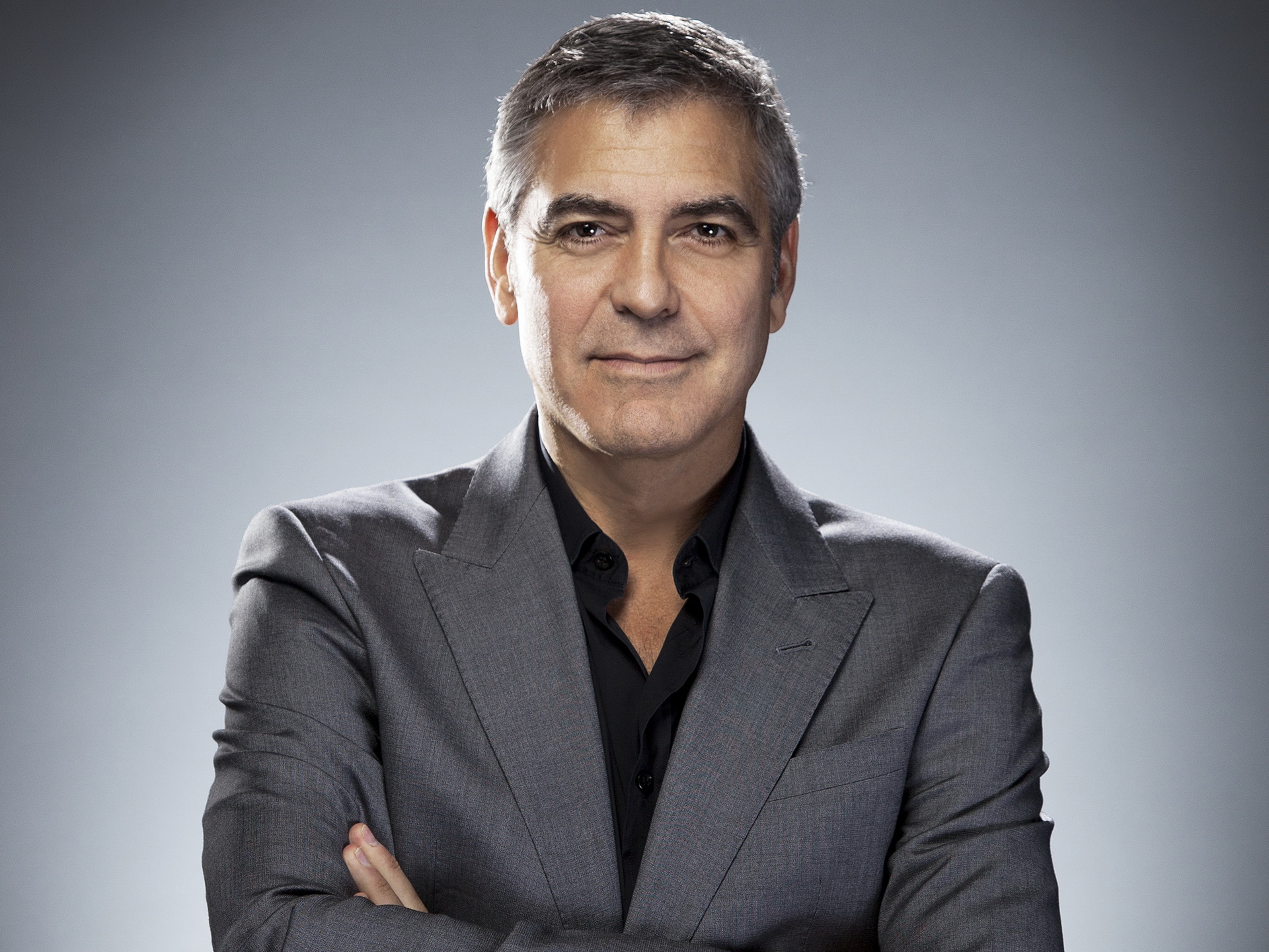 George Clooney Smile wallpaper