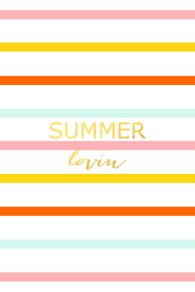 Summer Stripes iPhone Wallpaper