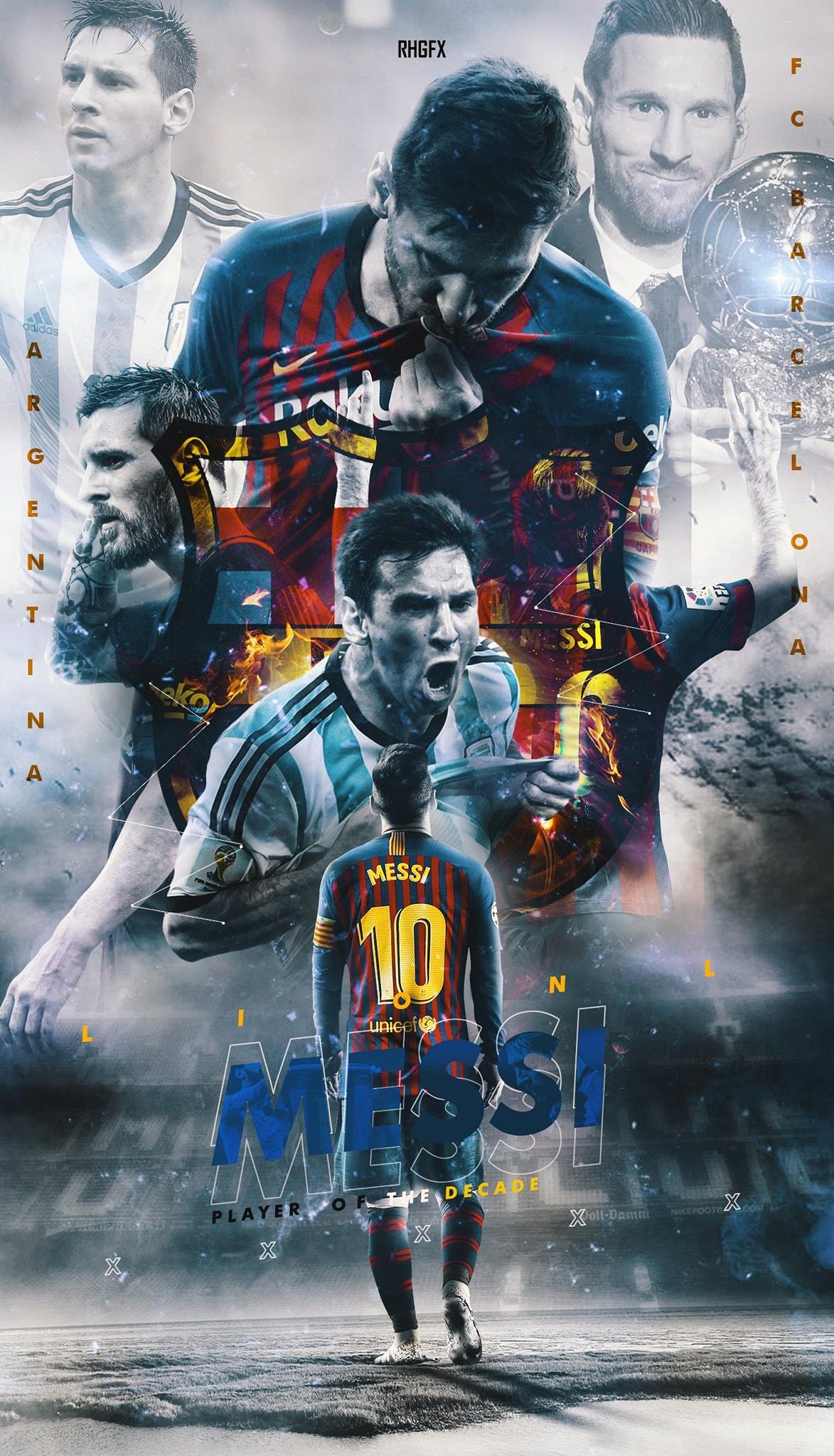 4k Wallpaper Messi Leomessi By Rhgfx