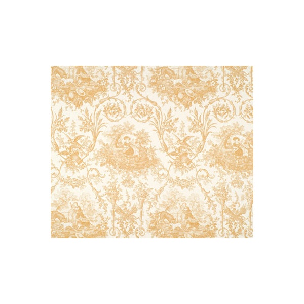 Pierre Deux French Country Pastorale Gold Ochre Wallpaper Found On