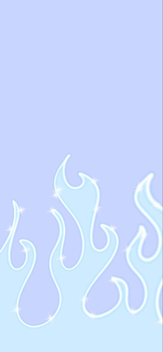 Blue Flame Aesthetic Wallpaper iPhone