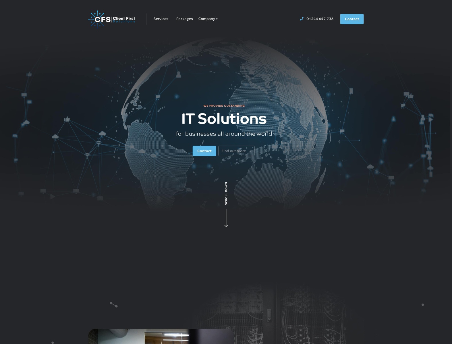 Client First Solutions Video Background Website By Limely On