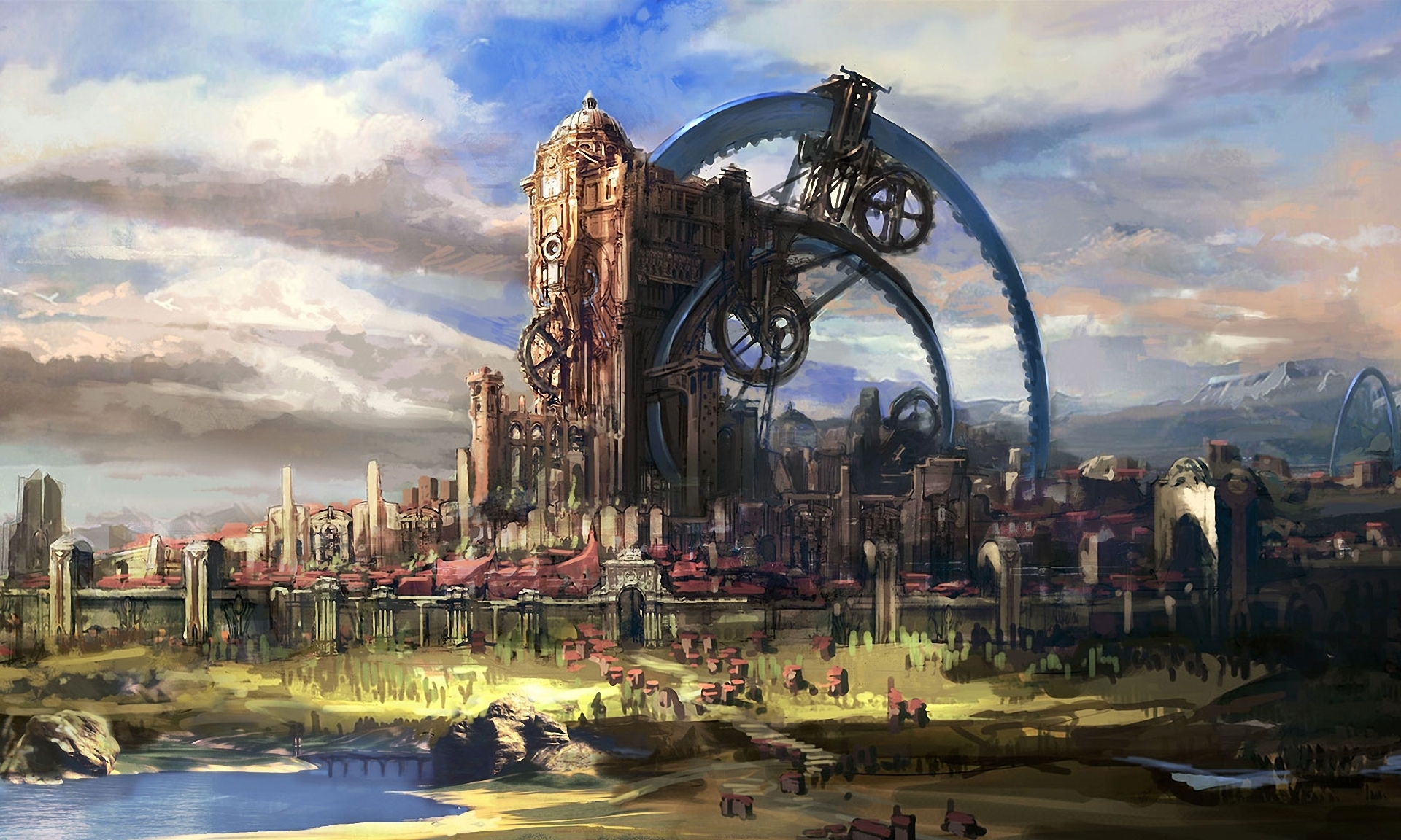 Nice Image Of Tera Online Wallpaper City Building