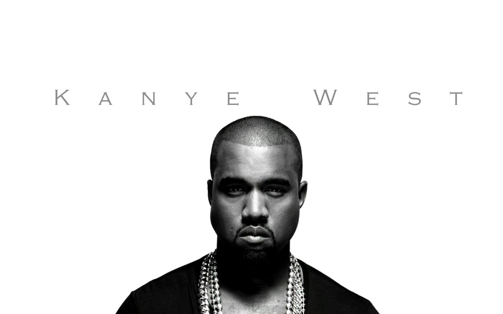 Kanye West Monochrome Desktop Wallpaper