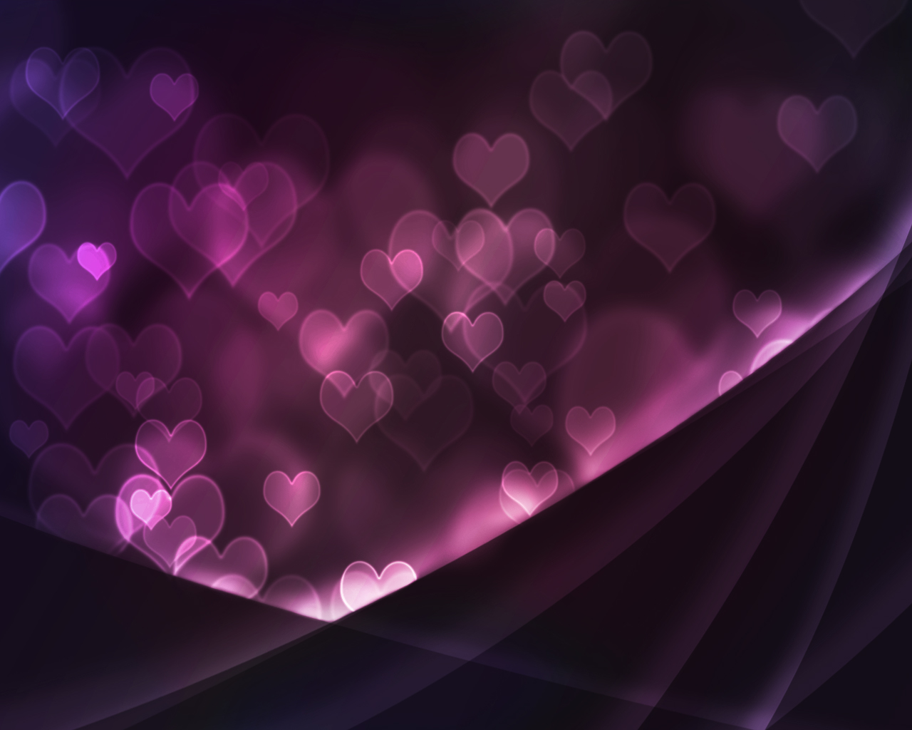 Cool Hearts Background Image