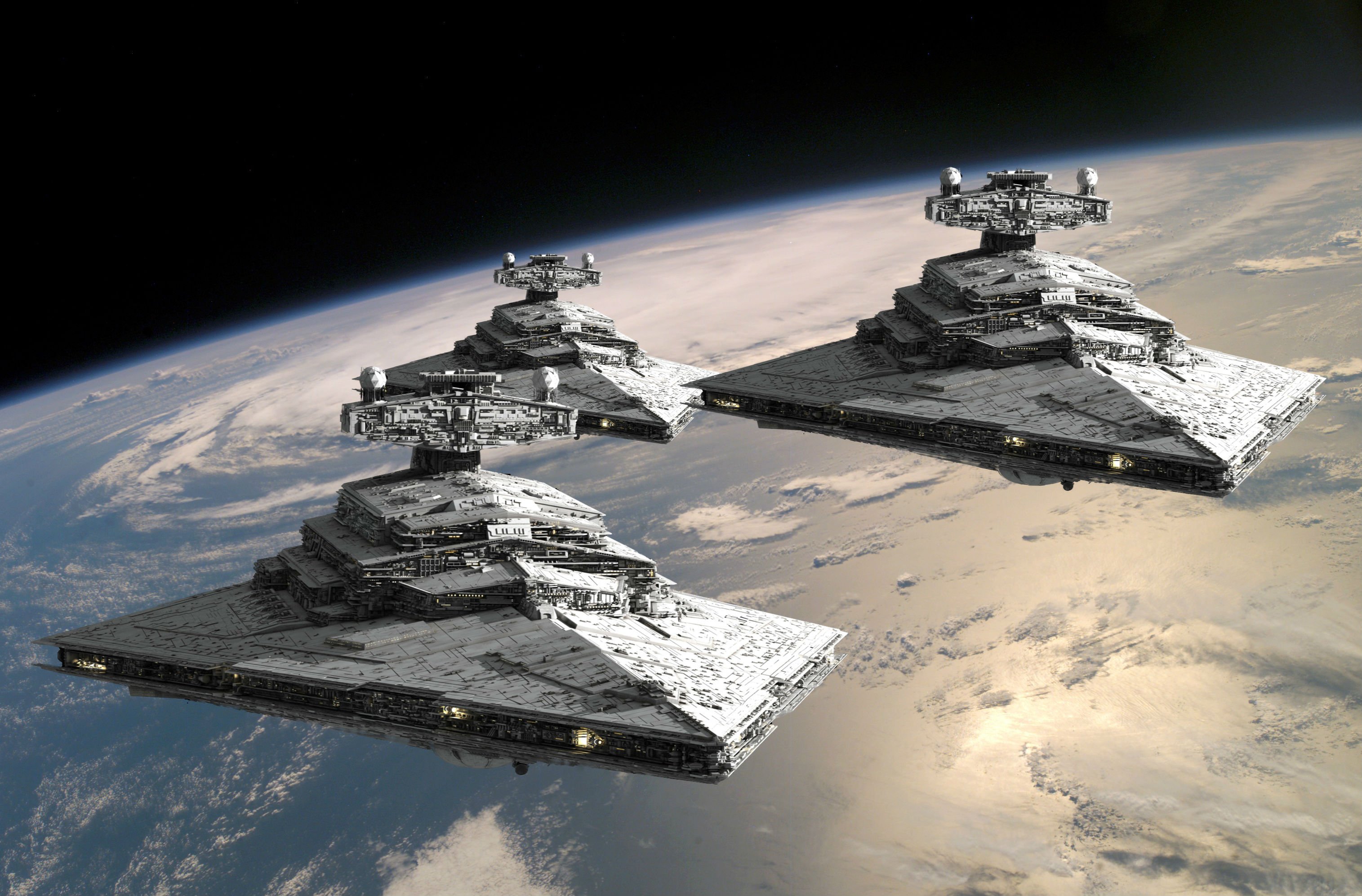 Star Destroyer Wars Spaceship Sci Fi Space Wallpaper