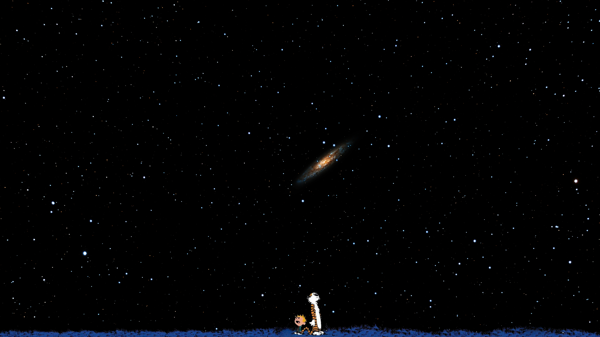 I Made Myself A Calvin Hobbes Background Thought D Share With