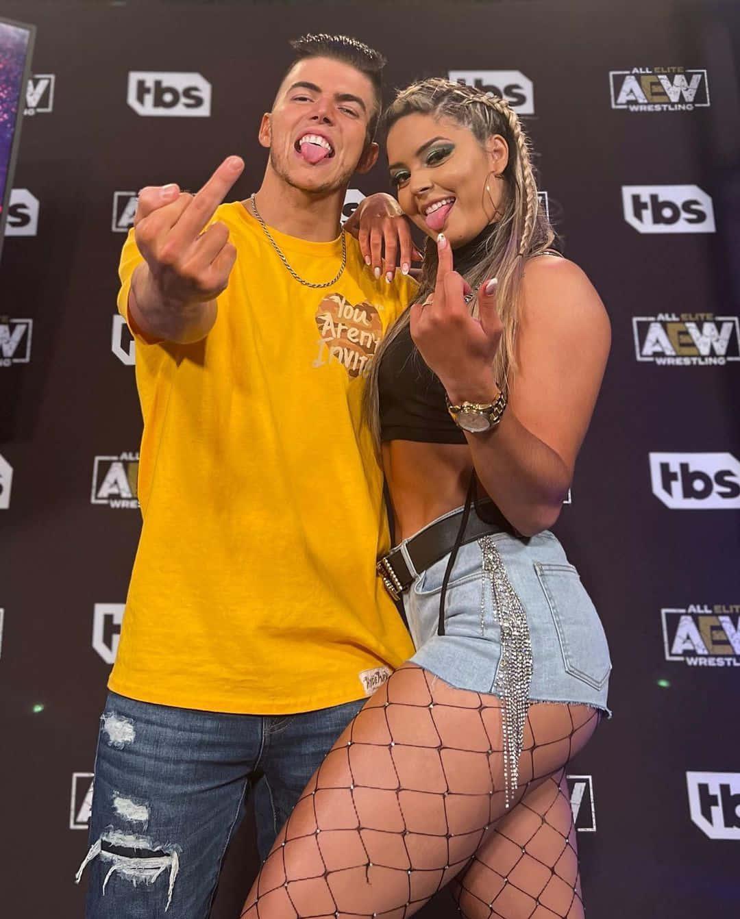 Professional Wrestling Couple Sammy Guevara And Tay Melo