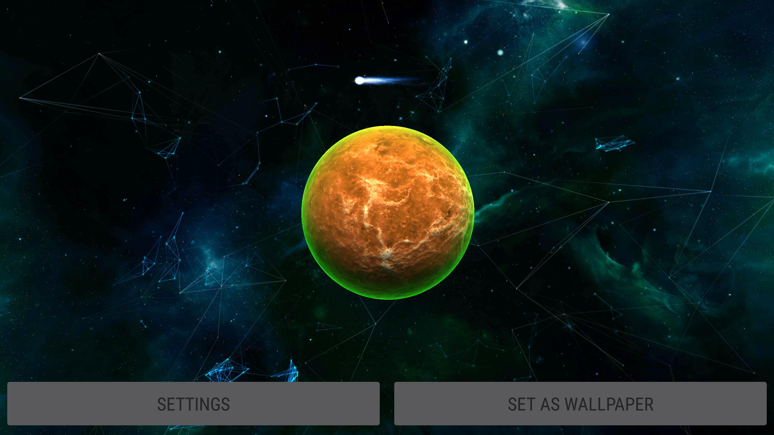 Gyro Solar System 3d Live Wallpaper For Android Apk