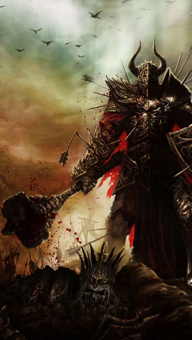 Crusader Diablo Iii Reaper Of Souls Wallpaper iPhone